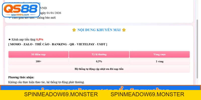 Khuyến Mãi USDT TRC20 - Mỗi Lần Nạp Là Mỗi Lần Nhận Thưởng