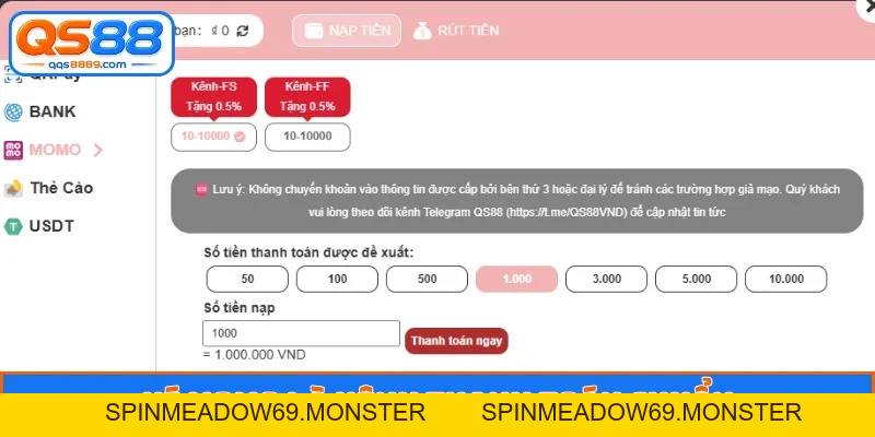 Nạp Tiền QS88 - Hướng Dẫn Chi Tiết Quy Trình Chuyển Vốn